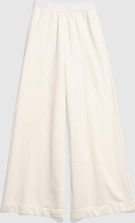 Gucci Cotton Silk Jersey Leisure Pants, White