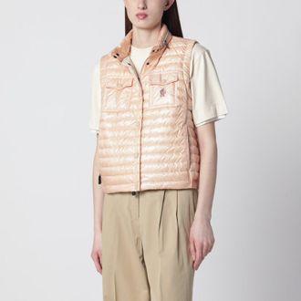 Moncler Gumiane padded vest pink