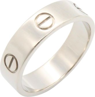 Cartier Silver White Gold (18K) Band Ring (Pre-Owned)
