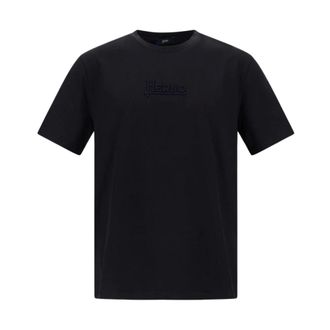 Herno Compact Jersey T-Shirt - male - Herno - T-Shirts - Blue - 2XL - Tops