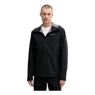 Peak Performance Trail Hipe 2.5L Shell Jacket - Heren - Outdoorjassen - Zwart - L - Leer - Fitness