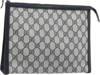 Gucci Pre-owned Clutches, female, Blue, Size: ONE SIZE Pre-owned Clutch Bag