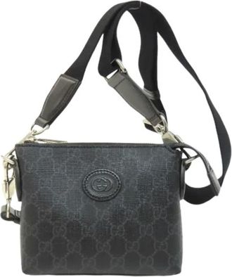 Gucci Pre-owned Cross Body Bags, female, Black, Size: ONE SIZE Pre-owned Shoulder Bag