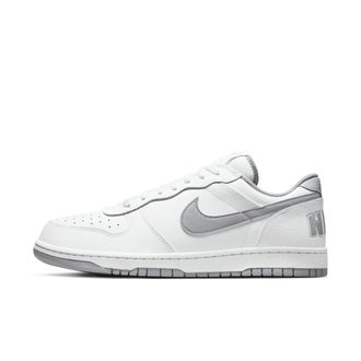 Nike Mens Big Low Shoes in White | 355152-106