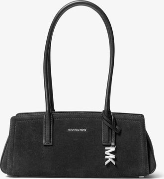 Michael Kors Laila Small Suede Shoulder Bag