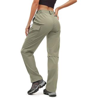 Generic Womens Cargo Hiking Pants - Quick Dry Stretch Trousers, Lightweight Outdoor Trekking Pants, Multi-Pocket Design, Breathable Fabric, Ideal for Camping 