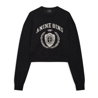 Anine Bing Gebreide kleding - Dames - Truien - Grijs - Maat: XL