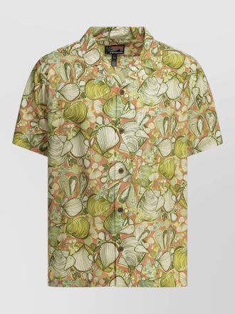 Patagonia all over print short sleeve button down shirt