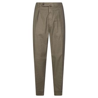Berwick 1707 Pantalone Lavato Over Fit - male - Berwick - Chinos - Beige - XL - Trousers