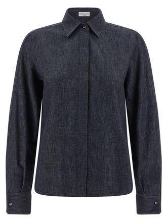 Brunello Cucinelli Monile Denim Shirt
