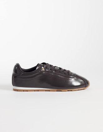 Tommy Hilfiger Bella - Ballerine in pelle marroni-Marrone