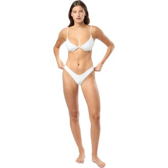 Onia Chiara Bikini Bottom in White at Nordstrom, Size X-Small