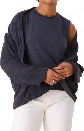 PRAIRIE UNDERGROUND Bay Lightweight Jacket In Graphite