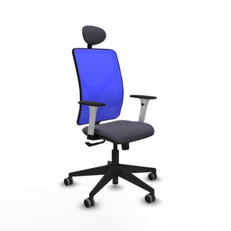 Piqueras y Crespo Silla De Oficina Piqueras Y Crespo Motilla Azul Espuma 50 Mm