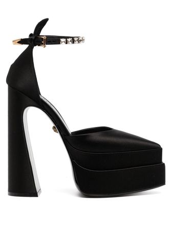 Versace Sandali con plateau 120mm - Nero