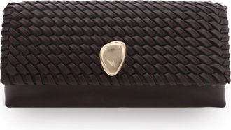 Billini Leilah Clutch Bag In Chocolate