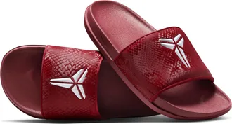 Nike Mens Kobe Offcourt Slides in Red | IF2870-601