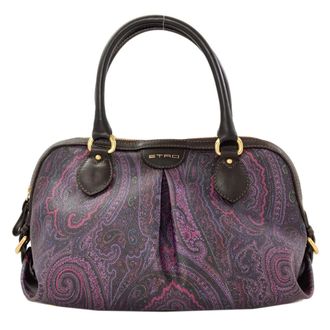 Etro Purple Pvc Tote Bag (Pre-Owned)
