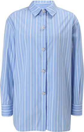BERENICE Chiara Shirt - Dames - Overhemden - Blauw - S - Katoen - Overhemden
