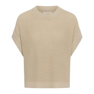Part Two Ronde hals gebreid - Dames - Ronde hals truien - Beige - M - Truien & Vesten