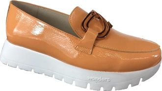 Wonders Mocassin Schoenen A-2462 - Dames - Loafers - Oranje - 36 EU - Schoenen