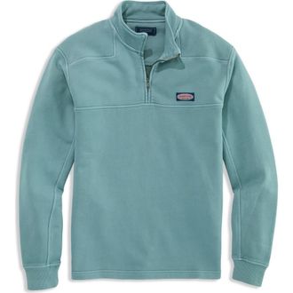 Vineyard Vines Shep Shirt Quarter Zip Pullover in Tortugas at Nordstrom, Size Xx-Large
