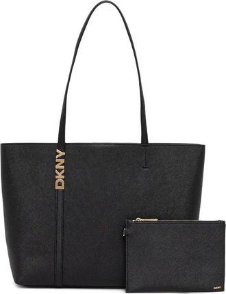DKNY Avril Tote - Dames - Shoppers - Zwart - ONE Size - Leer - Tassen