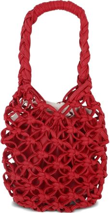 Comme Des Garçons Borsa a tracolla con nodo - Rosso