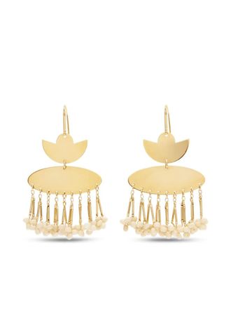 Isabel Marant Nora brass earrings - Gold