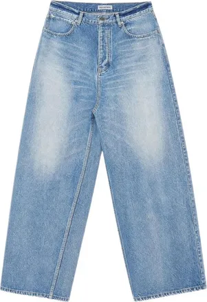 Balenciaga Baggy-fit Distressed Jeans