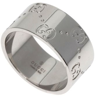 Gucci White Gold (18K) Band Ring (Pre-Owned)