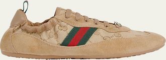 Gucci Shift GG Canvas Low-Top Sneakers