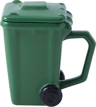 OEM Taza De Cer&aacute;mica 3d Con Forma De Cubo De Basura Con Asa Y Ruedas, Para Todos Los D&iacute;as, Para Hombres, Mujeres, Ni&ntilde;as Y Ni&ntilde;os