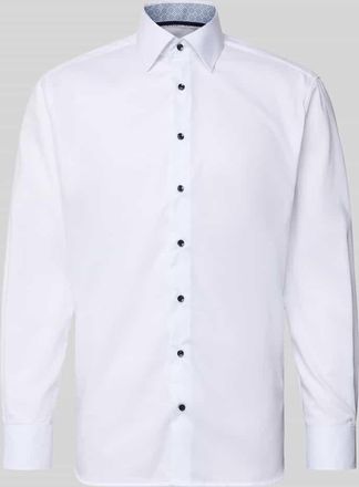 Eterna Comfort Fit Business Hemd aus Baumwolle mit Kentkragen in Weiss, Größe 40