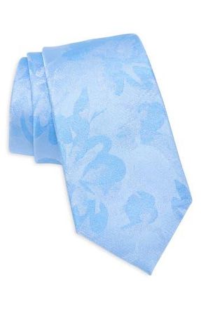 Calvin Klein Linda Floral Tie in Light Blue at Nordstrom Rack