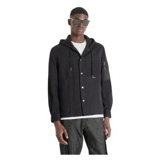 Antony Morato Hoodie Shirt - Heren - Sweatshirts & Hoodies - Zwart - Maat: M