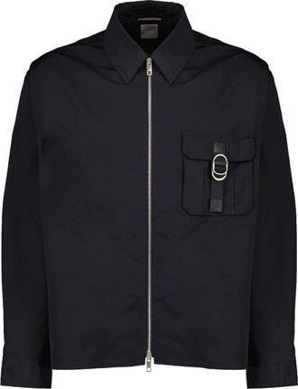 Dior Jassen, Heren, Zwart, S, Zipped Overshirt