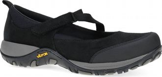 Dansko Womens Primrose Shoes In Black Burnished Suede