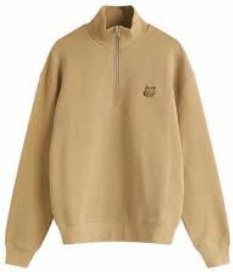 Maison Kitsun&eacute; Uomo, Felpe, Beige, XL, new