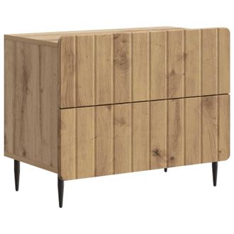 vidaXL Armario De Noche Con Caj&oacute;n Roble Artesanal 62 X 34,5 X 49,5 Cm Vidaxl
