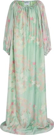 Bernadette Bernadette Ally Floral-print Woven Maxi Dress - Mint - 42 (UK14 / L)