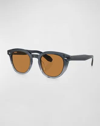 Oliver Peoples Mens N.05 Sun Acetate Square Sunglasses