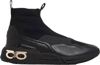 Ferragamo Cosma Gancini Sock Sneakers, Size 5.5