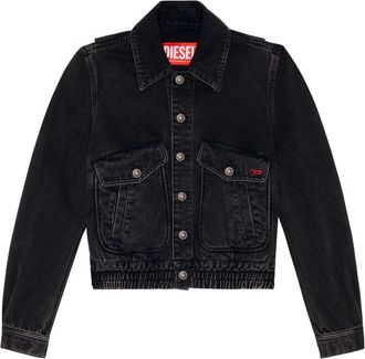 Diesel De-Tracy denim jacket - women - Cotton - L - Black