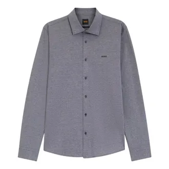HUGO BOSS Overhemden, Heren, Blauw, XL, Orange Hemd