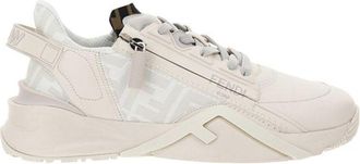 Fendi Beige Calf Leather Bos Taurus Athletic Mens Sneakers