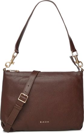 Francesco Biasia leather shoulder bag - women - Calf Leather - One Size - Brown