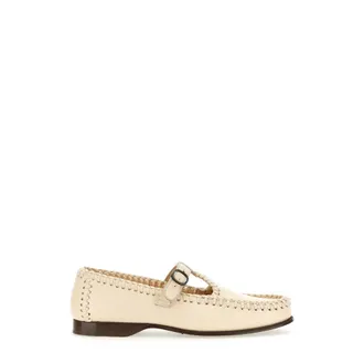 Hereu Loafers, female, Beige, Size: 11 US Flat Shoes