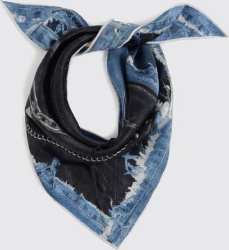 Acne Studios Foulard Acne Studios in seta organica stampa trompe-lail