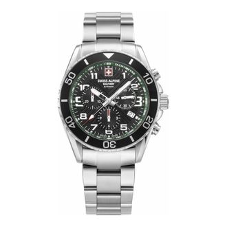 Swiss Alpine Military Raptor Chronograph - Heren - Accessoires - Grijs - Maat: ONE Size